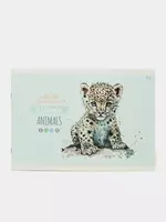  Альбом для рисования 08л.  А4  на скрепке BG Animals ООО Power Max Group