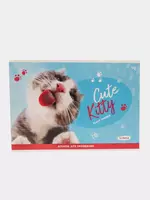 Альбом для рисования 24л.  А4  на скрепке BG Cute Kitty - 
