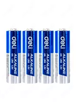  Батарейки AА LR6 1.5V 4шт 18501 Deli (блистер) - 