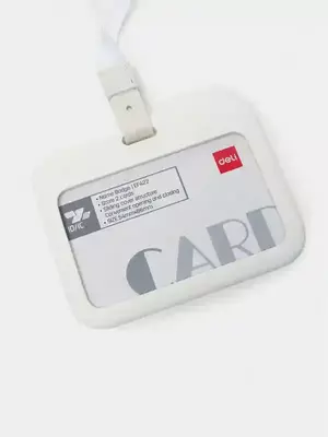 Бейдж гор. на ленте 100х80 EF422 (асс) Deli