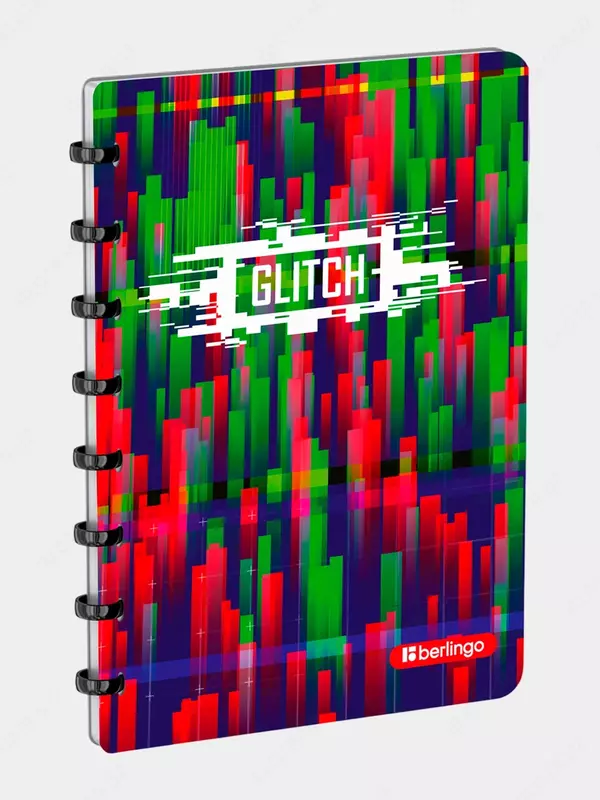 Бизнес-тетрадь А5+, 80 листов, Berlingo "Glitch"
