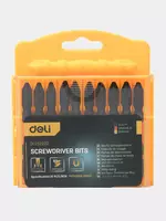 Биты в наборе 10шт PH2x65mm EDL252202 Deli