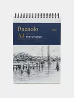 Блокнот для скетчинга с верхн. пруж. А4 60л 160гр