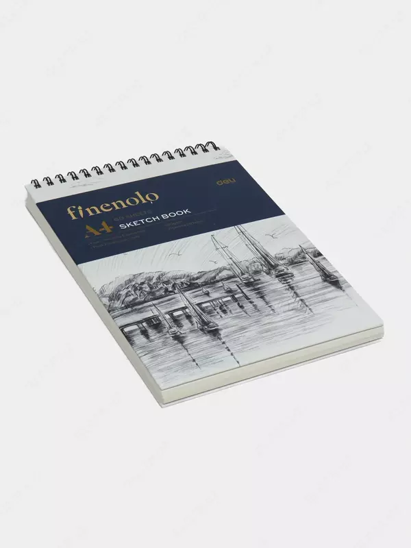 Блокнот для скетчинга с верхн. пруж. А4 60л 160гр