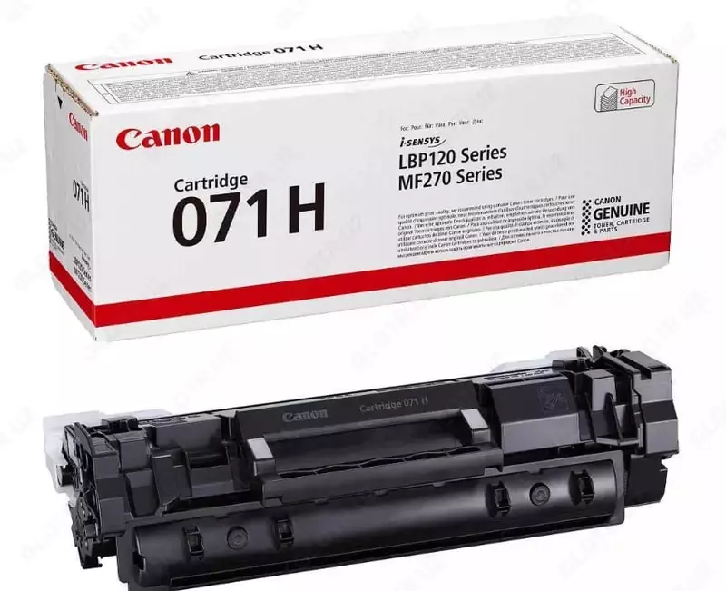 Lazerli toner kartriji "Canon" CRG 071 H (Art. - 34818) Qora