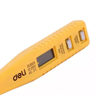Вольтметр 12-220V AC/DC EDL8003 Deli
