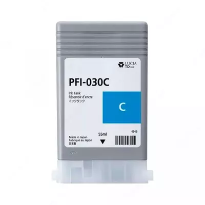 Картридж (для струйного принтера) "Canon" INK TANK PFI-030 CYAN (Арт. - 34852)