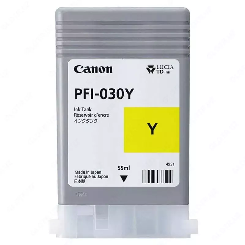 Картридж (для струйного принтера) "Canon" INK TANK PFI-030 Уellow (Арт. - 34851)