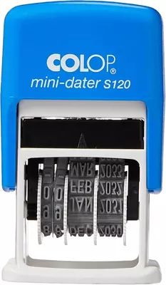 Датер двойной S120/DD D04 анг (сн/сн) Colop