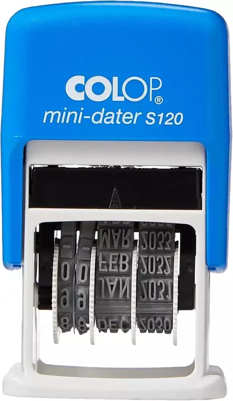Датер двойной S120/DD D04 анг (сн/сн) Colop
