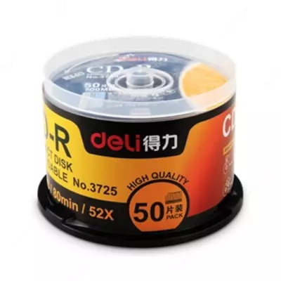 Диск CD-R 700MB/52х Deli