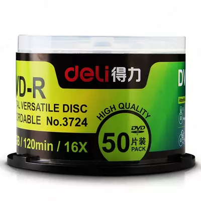 Диск DVD-R 4,7GB/16x Deli