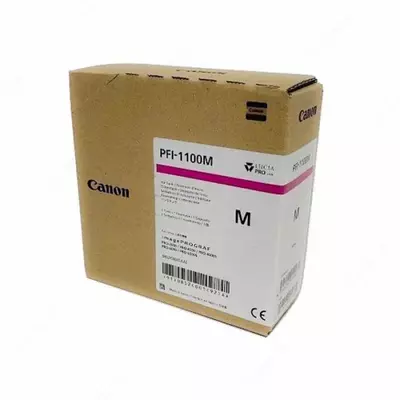 Картридж (для широкоформатных плоттеров) "Canon" Pigment Ink Tank PFI-1100 Magenta (Арт. - 34070)