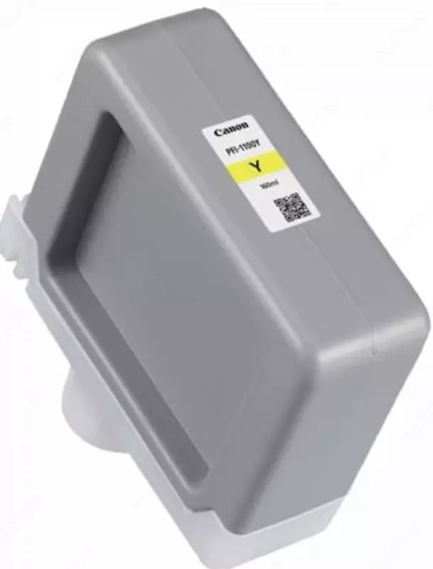 Canon Pigment Ink Tank PFI-1100 Yellow (keng formatli plotterlar uchun) (Mahsulot raqami 34071)