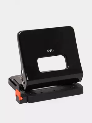 Дырокол PowerSaving 25л. (чр) 0142 Del