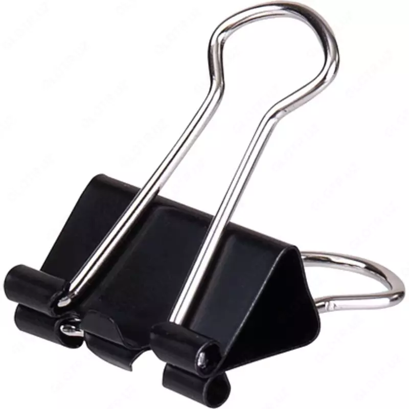 Зажим 19мм 12шт (чр) iSelect EZ55 Deli