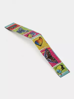 Закладка - магнит для книг, 25*195мм, ArtSpace "Бабочки", блестки