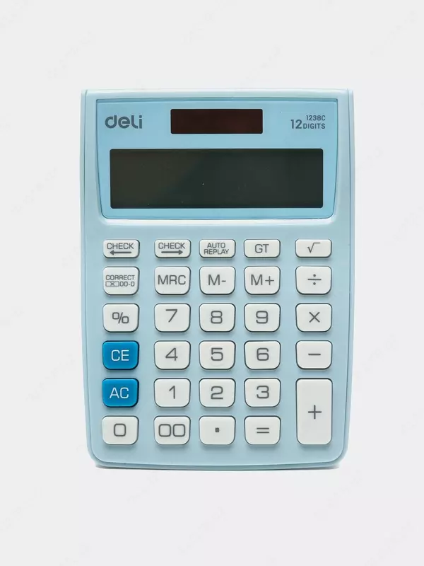 Калькулятор 12разр. CHECK (асс) E1238C Deli