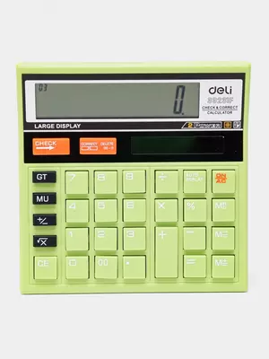 Калькулятор 12разр. CHECK (зл) 39231F Deli