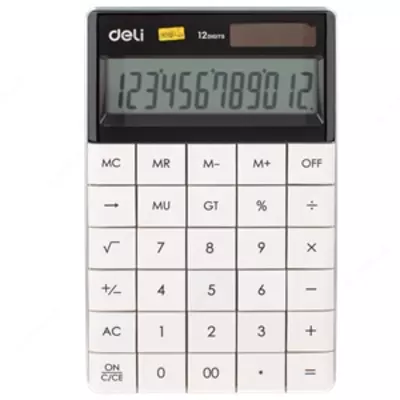 Калькулятор 12разр. Touch (бл) 1589 Deli