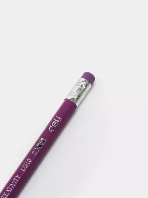 Карандаш 2B 51006 Deli с ластиком в тубе Scribe