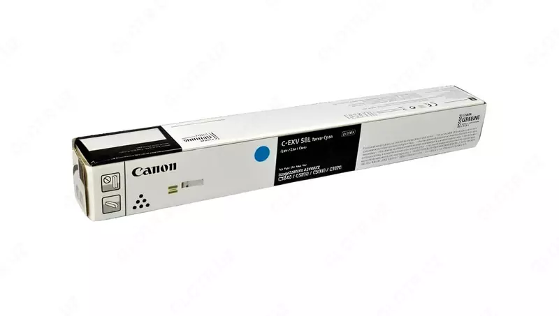 Toner (imageRUNNER ADVANCE uchun) "Canon" C-EXV 58, CYAN, 71 000 sahifa (34764-rasm)