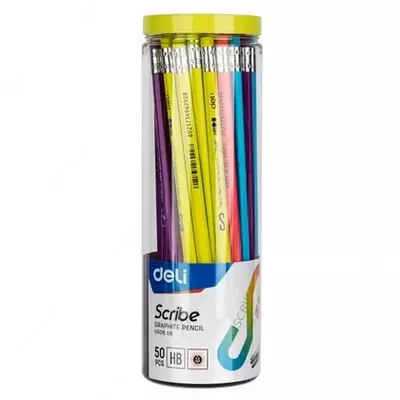 Карандаш HB с ласт. U-TOUCH EC016-HB Deli - 