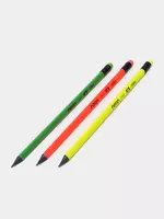 Карандаш пласт. HB с ласт. NEON 54600 Deli