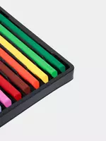 Deli EC302-12 pastel qalamlari  12 rang  4 mm