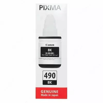 Canon GI-490 BK Pigment Ink  135 ml  PIXMA printeri uchun  6000 sahifa (Mahsulot raqami 3449) - 