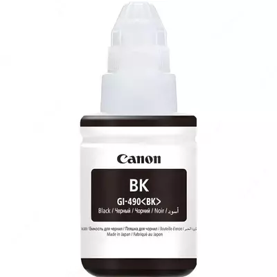   Canon GI-490 BK Pigment Ink  135 ml  PIXMA printeri uchun  6000 sahifa (Mahsulot raqami 3449)