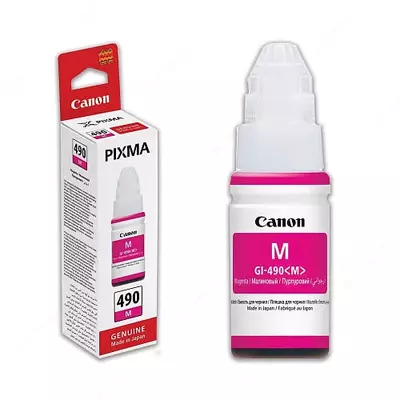 Чернила (пигментные) Canon GI-490 М  70 мл  для принтера PIXMA  7000 стр. (Арт. - 3451)