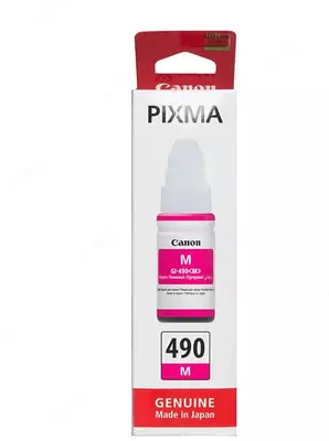   Чернила (пигментные) Canon GI-490 М  70 мл  для принтера PIXMA  7000 стр. (Арт. - 3451)
