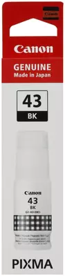 Canon GI-43 BK siyoh (suvda eriydigan)  70 ml  PIXMA printeri uchun  8000 sahifa (34429-modda)
