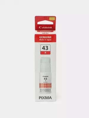 Чернила (водорастворимые) Canon INK GI-43 R  70 мл  для принтера PIXMA  8000 стр. (Арт. - 34432)
