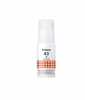  Чернила (водорастворимые) Canon INK GI-43 R  70 мл  для принтера PIXMA  8000 стр. (Арт. - 34432) - 