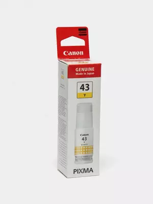 Чернила (водорастворимые) Canon INK GI-43 Y  70 мл  для принтера PIXMA  8000 стр. (Арт. - 34434)