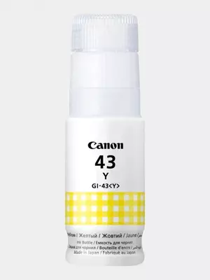  Чернила (водорастворимые) Canon INK GI-43 Y  70 мл  для принтера PIXMA  8000 стр. (Арт. - 34434) - 