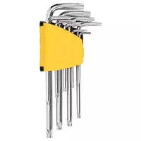 TORX uzun kalitlar to‘plami 9 dona T10–T50 EDL3091 Deli