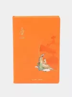 Yozuv daftarchasi 120 varaq 210×143 mm 22265 (to‘q sariq) Deli