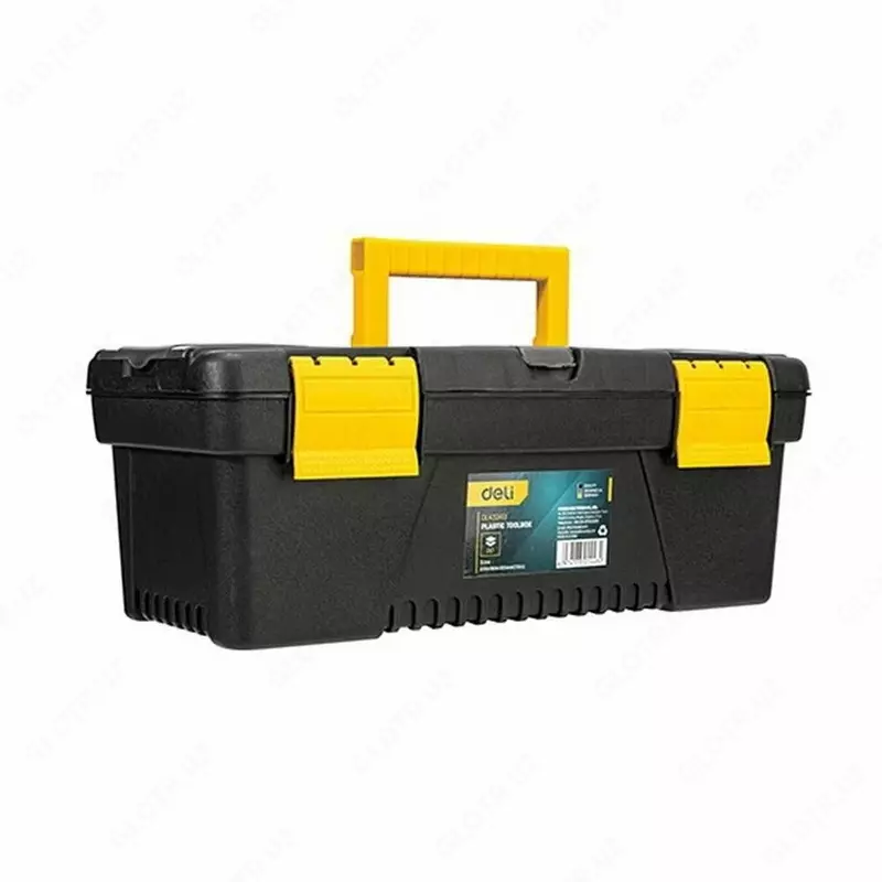Asboblar qutisi (plastik) "Deli Tools" EDL-432417, 17" (Art. - EDL432417) Qora / sariq