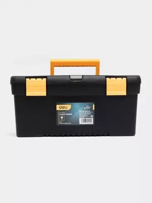 Asboblar qutisi (plastik) "Deli Tools" EDL-432417, 17" (Art. - EDL432417) Qora / sariq