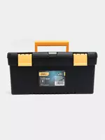  Ящик для инструментов (пластиковый) Deli Tools EDL-432417  17 (Арт. - EDL432417) Черный/желтый - 