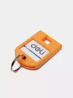 Deli (9330-1-modda) Kalitlar uchun kalit zanjiri yorligi (plastik) Assortiment