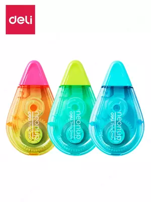   Корректирующая штрих-лента Deli Neonup  5 мм х 7 м  уп. блистер (Арт. - 371B-EH) Ассортимент