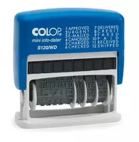 Мини ручной датер Colop S120/WD D19  12 бухг. терминов  38 мм  уп. блистер (Арт. - 104965)