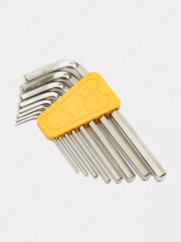 Набор шестигранных ключей Deli Tools 8 шт.  1.5-6 мм (Арт. - EDL230008)
