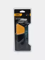  Набор шестигранных ключей (длин. плоск.) Deli Tools 9 шт.  1.5-10 мм (Арт. - EDL231209H) Черный Только в розницу