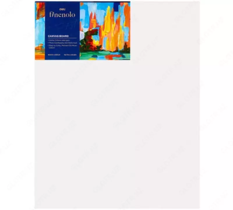 Deli zambildagi kanvas Finenelo  50 x 60 sm  paxta  280 g / m2  ortacha donali (Art. - 280-7-EC)