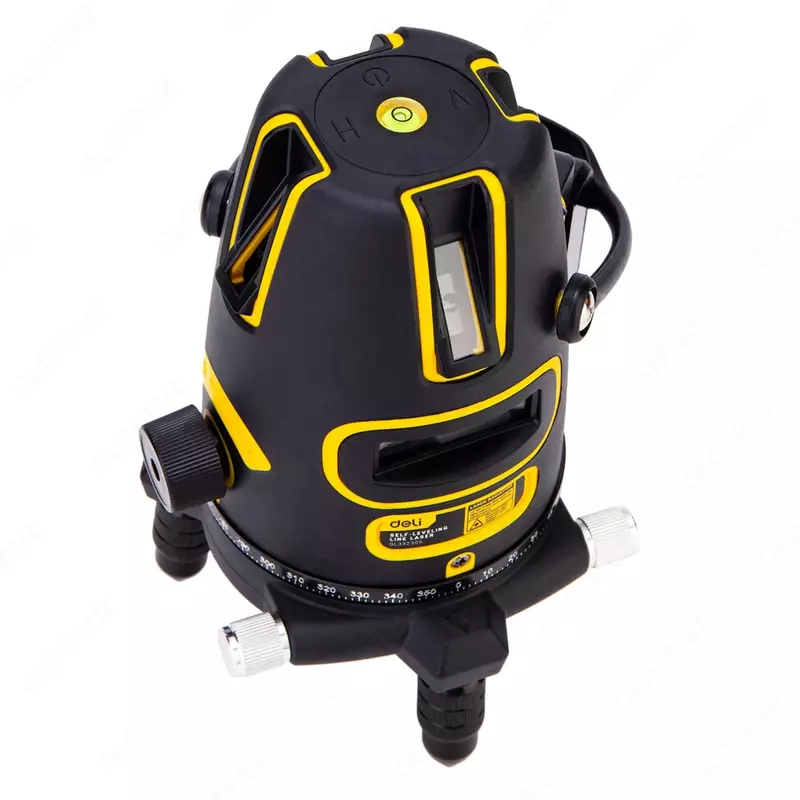 Lazerli sath Deli Tools 5 nurli (Art. - EDL332305) Qora